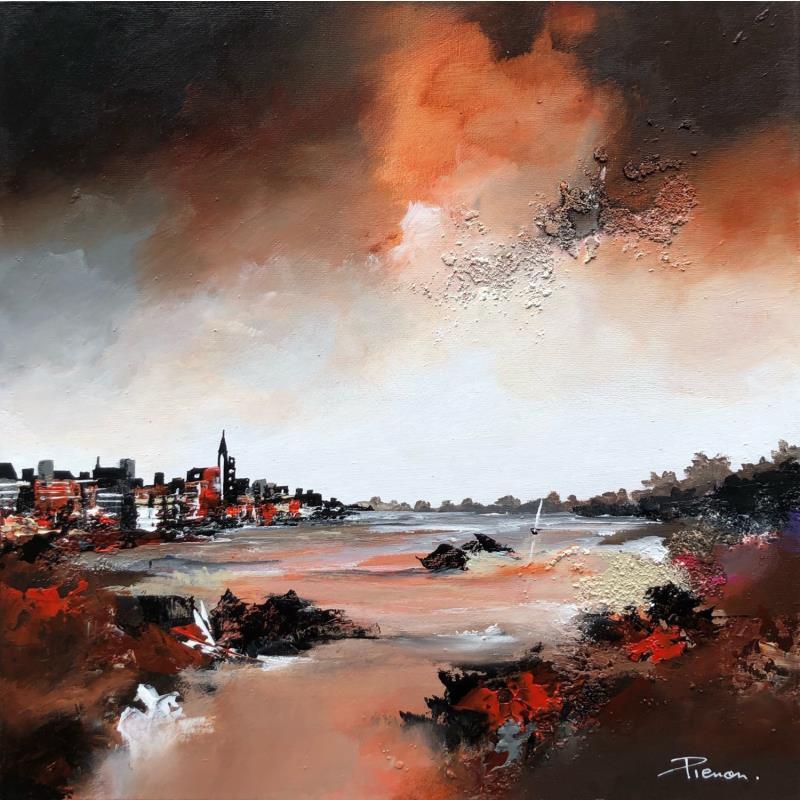 Pintura Sweet Dream por Pienon Cyril | Pintura Figurativo Paisajes Marine Acrílico