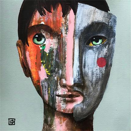 Painting Mars by Delaube Fabien | Painting Figurative Oil Pop icons, Portrait