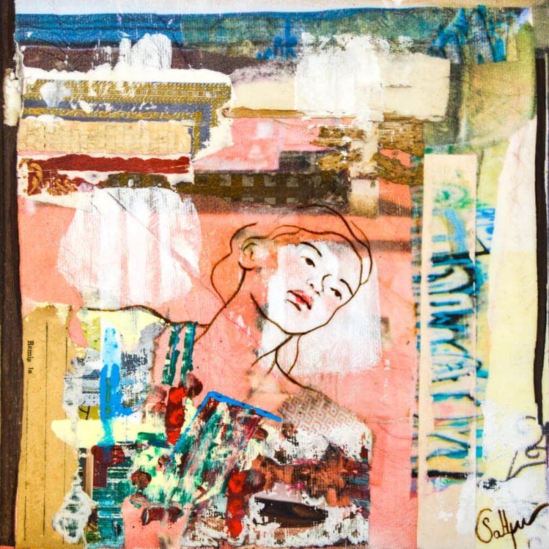 Peinture Anti-top par Sablyne | Tableau Art Singulier Portraits Acrylique