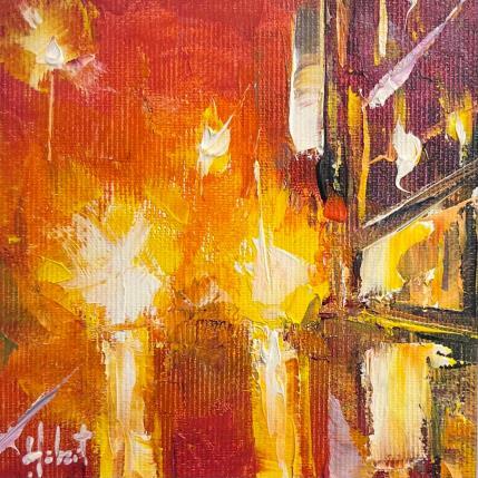 Gemälde Reflets von Hébert Franck | Gemälde Naive Kunst Öl