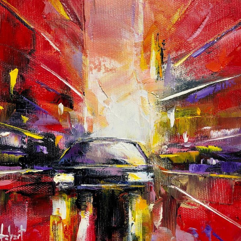 Peinture In red par Hébert Franck | Tableau Huile