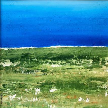 Peinture V 436 par Moracchini Laurence | Tableau Abstrait Acrylique Minimaliste