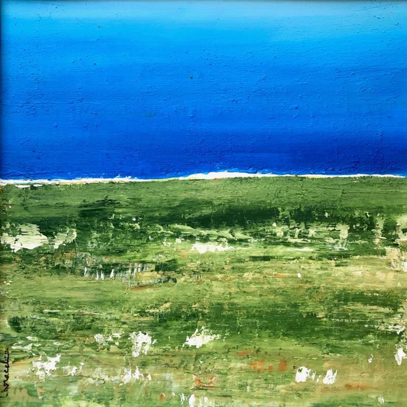 Peinture V 436 par Moracchini Laurence | Tableau Abstrait Minimaliste Acrylique