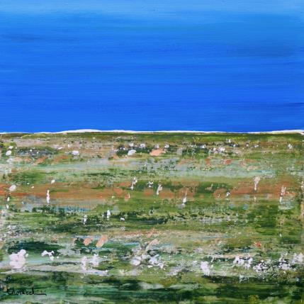 Painting T 416 by Moracchini Laurence | Painting Abstract Acrylic Minimalist