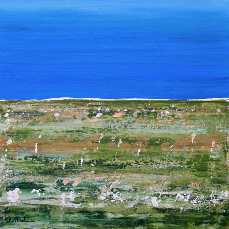 Gemälde T 416 von Moracchini Laurence | Gemälde Abstrakt Minimalistisch Acryl