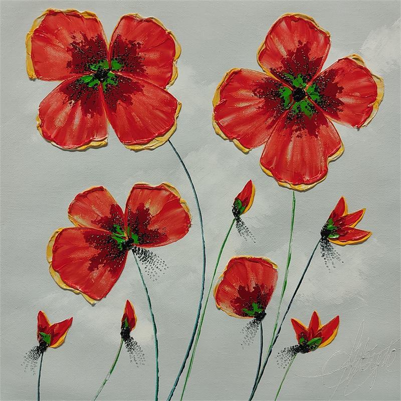 Peinture Les Enfants Nature par Fonteyne David | Tableau Figuratif Paysages Huile Acrylique