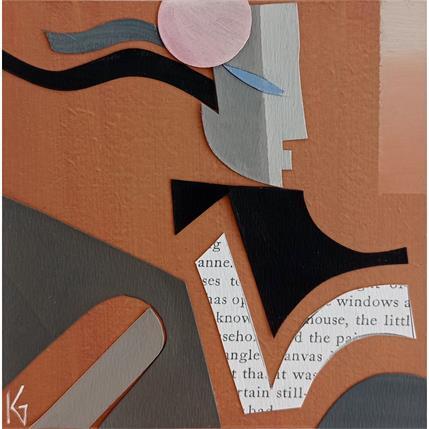 Painting Buste au chapeau rose by Gustavsen Karl | Painting Subject matter Wood Life style, Portrait