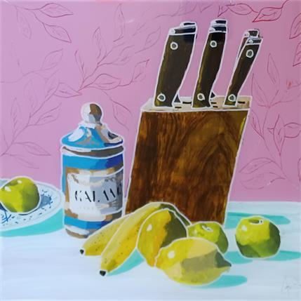 Peinture La cuisine par Auriol Philippe | Tableau Pop-art Acrylique, Plexiglas, Posca Natures mortes