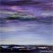 Painting Purple Sky by Talts Jaanika | Painting Abstract Landscapes Marine Acrylic