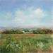 Painting Coquelicots vers Manosque by Giroud Pascal | Painting Figurative Landscapes Oil