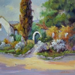 Pintura Casa de toledo por Cabello Ruiz Jose | Pintura Figurativo Aceite Paisajes