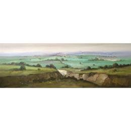 Painting Campiña by Cabello Ruiz Jose | Painting Figurative Oil Landscapes