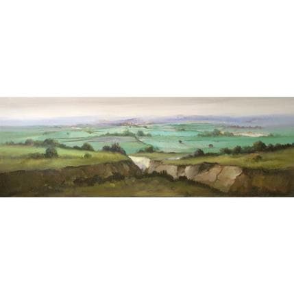 Gemälde Campiña von Cabello Ruiz Jose | Gemälde Figurativ Öl Landschaften