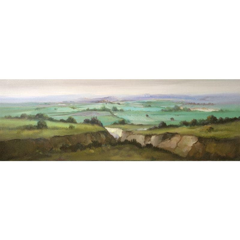 Painting Campiña by Cabello Ruiz Jose | Painting Figurative Landscapes Oil