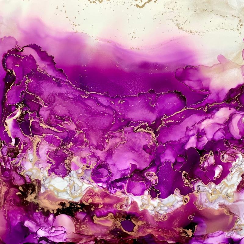 Peinture 949 Poésie Florale par Depaire Silvia | Tableau Abstrait Natures mortes Minimaliste Acrylique