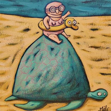 Peinture Expédition marine par Catoni Melina | Tableau Art naïf animaux