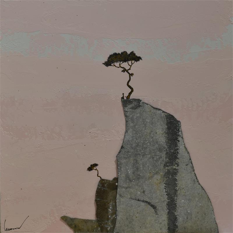 Peinture 4474 par Lemonnier  | Tableau Figuratif Matiérisme Paysages Bois