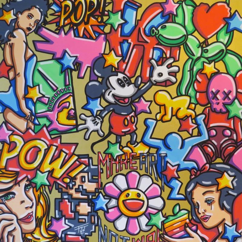 Painting Pop Tribute by Fifel | Painting Pop-art Pop icons Acrylic