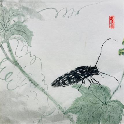 Peinture Feeling of fullness / Plénitude par Amblard Rui | Tableau Figuratif Aquarelle animaux, Paysages, scènes de vie