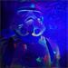 Painting Blue Strormtrooper by Lemoine Mael | Painting Pop-art Pop icons Graffiti Posca