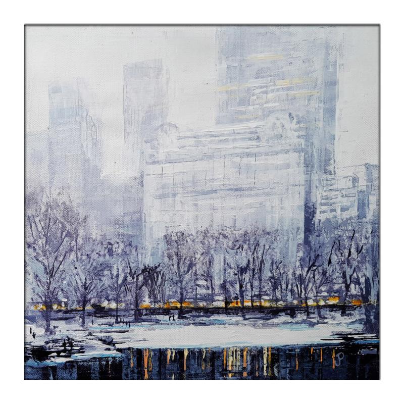 Painting ST F3 by Poumès Jérôme | Painting Figurative Urban Acrylic