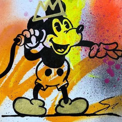 Painting WHO ARE YOU? by Mestres Sergi | Painting Pop-art Cardboard, Graffiti Pop icons