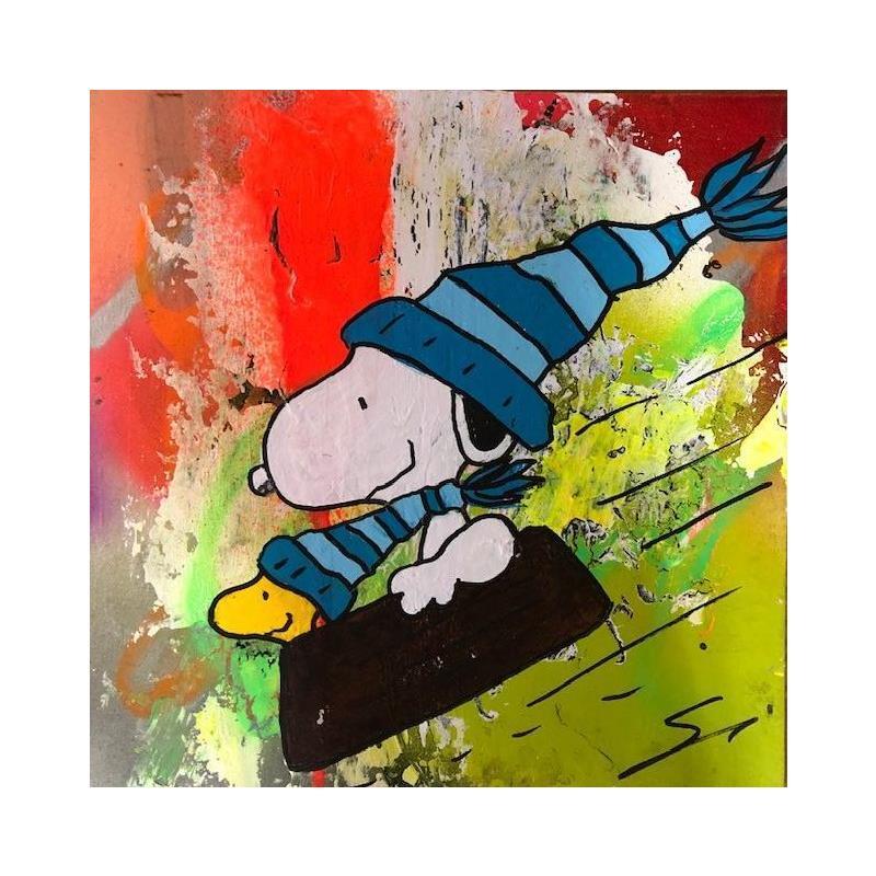 Peinture FUN FUN FUN par Mestres Sergi | Tableau Pop-art Icones Pop Graffiti Carton