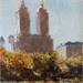 Painting Central Park by Poumès Jérôme | Painting Figurative Urban Acrylic