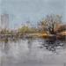 Painting Central Park 2 by Poumès Jérôme | Painting Figurative Urban Acrylic