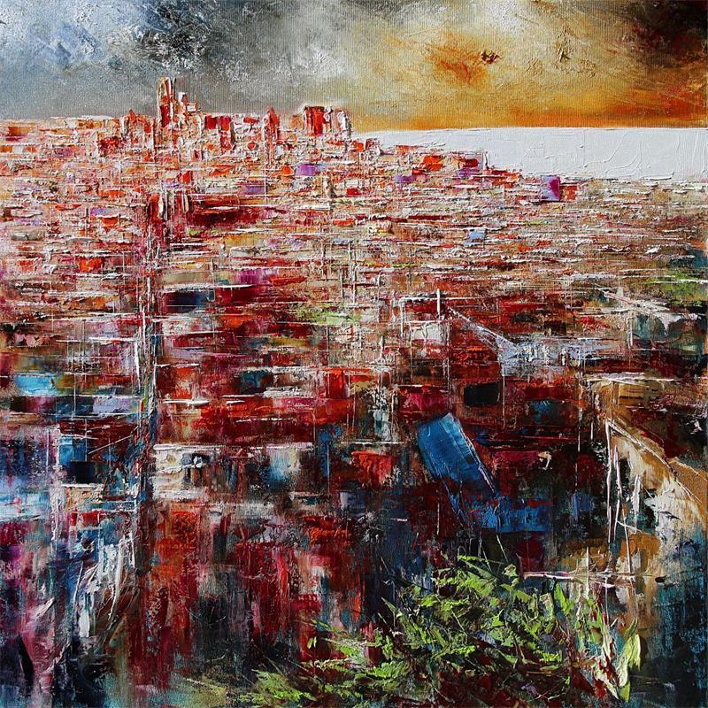 Peinture Havana Cuba Seafront par Reymond Pierre | Tableau Figuratif Urbain Huile