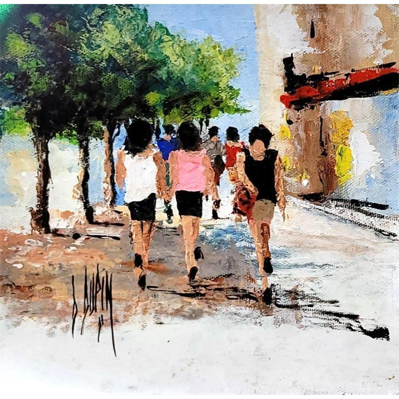 Painting L'algorithme de l'amitié by Dupin Dominique | Painting Figurative Oil