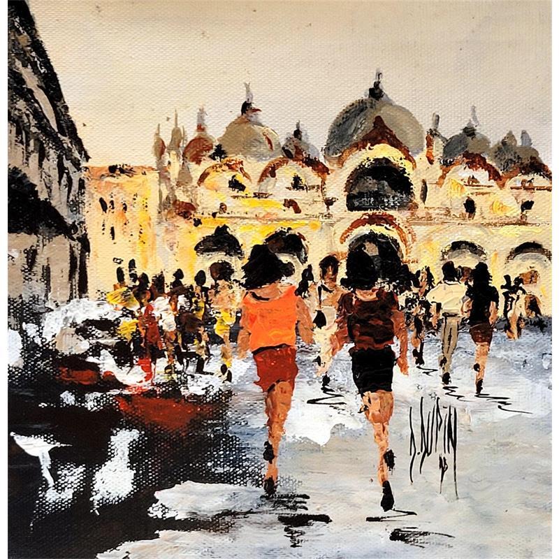 Painting Ne garder que le beau... by Dupin Dominique | Painting Figurative Oil