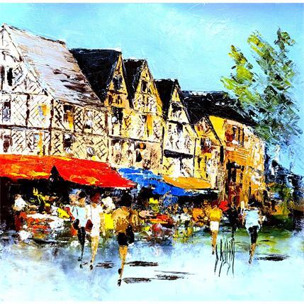 Painting Ange & démon by Dupin Dominique | Painting Figurative Oil