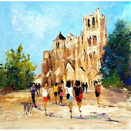 Peinture Quelqu'un qui nous rassemble... par Dupin Dominique | Tableau Figuratif Huile