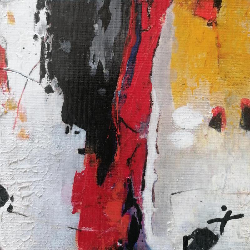 Pintura Blanche-Neige por Teoli Chevieux Carine | Pintura Abstracto Minimalista Acrílico