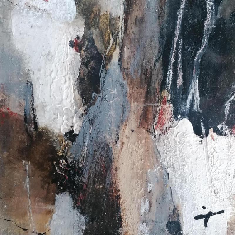 Peinture Rétro factory par Teoli Chevieux Carine | Tableau Abstrait Minimaliste Acrylique