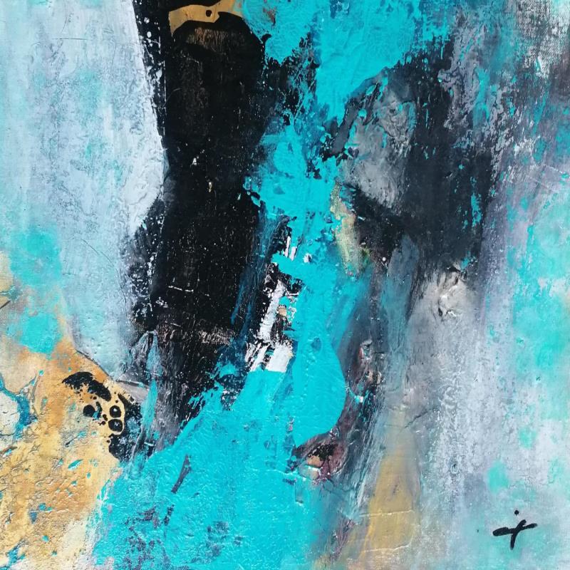 Painting Entre nous by Teoli Chevieux Carine | Painting Abstract Minimalist Acrylic