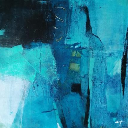 Painting Hypnose by Teoli Chevieux Carine | Painting Abstract Acrylic Minimalist