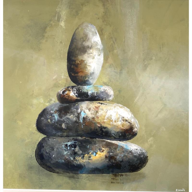 Peinture Balance par Lundh Jonas | Tableau Figuratif Natures mortes Minimaliste Acrylique