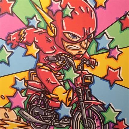 Painting Flash-mob by Fifel | Painting Pop-art Acrylic Pop icons