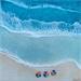 Painting Playa Manuel Antonio by Aurélie Lafourcade painter | Painting Figurative Landscapes Marine Minimalist Acrylic Resin