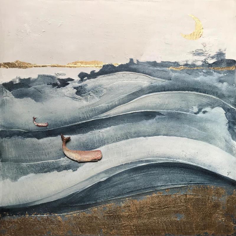 Pintura UN'ALTRA NOTTE por Roma Gaia | Pintura Figurativo Arena