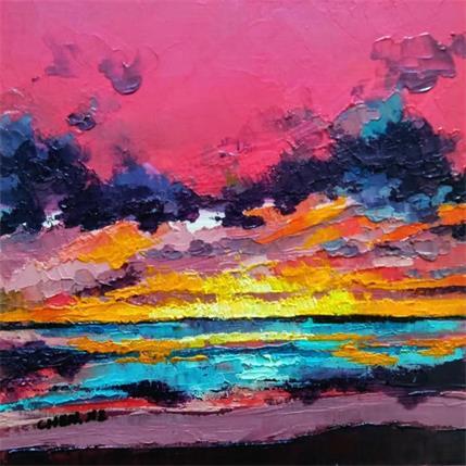 Painting Nuage IV by Chen Xi | Painting Figurative Oil Landscapes