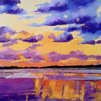 Painting Nuage N°18 by Chen Xi | Painting Figurative Oil Landscapes, Marine, Pop icons