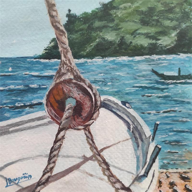 Pintura REPOS MARIN por Bougouin Laurent | Pintura Figurativo Marine Acrílico