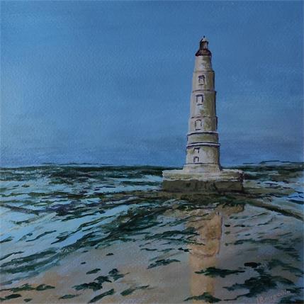 Painting REFLET SUR LE SABLE ROSE by Bougouin Laurent | Painting Figurative Acrylic Marine