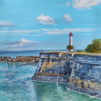 Painting VAUBAN EN ILE DE RE by Bougouin Laurent | Painting Figurative Acrylic Marine