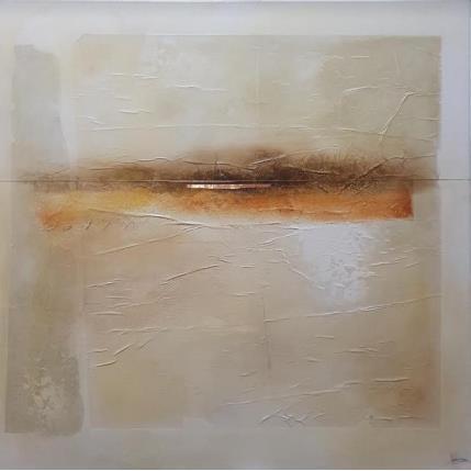 Peinture Abst#110 par Hévin Christian | Tableau Abstrait Bois Minimaliste