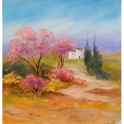 Pintura Sur un air de Printemps por Lyn | Pintura Figurativo Aceite Iconos pop, Paisajes