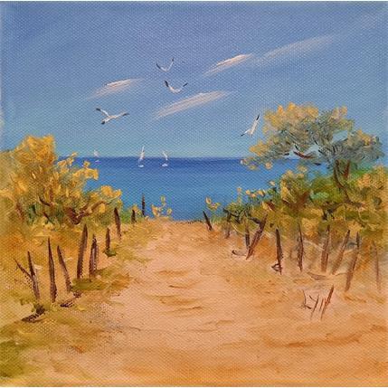 Pintura Les Tamaris por Lyn | Pintura Figurativo Aceite Iconos pop, Marine, Paisajes